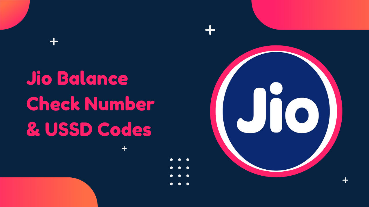 jio balance check code iphone