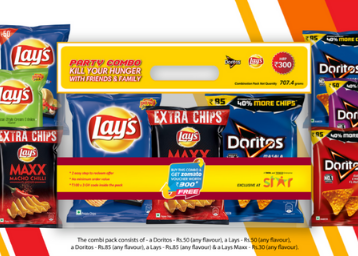 Back Again - Free Rs. 300 Zomato Vouchers With Doritos Lays Party Combo