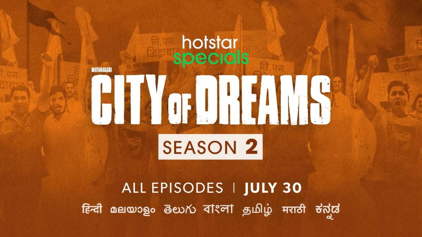 How To Watch City Of Dreams Season 2 Series Online?