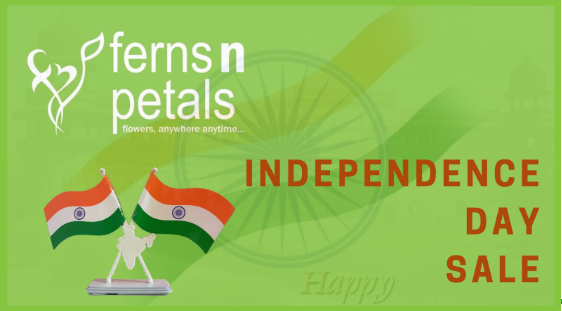 Ferns N Petals Independence Sale - Upto 40% OFF Gifts, Cushions and More