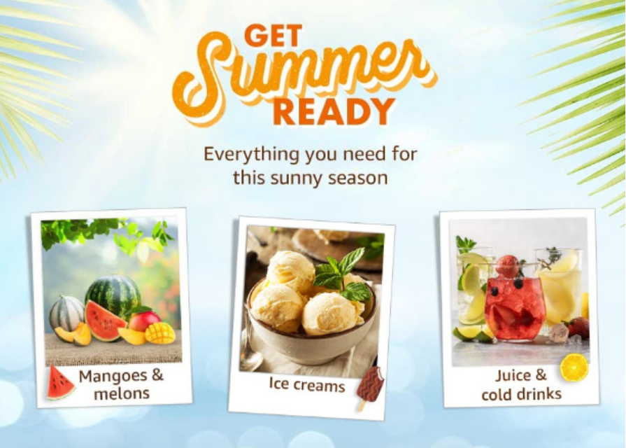 Amazon Fresh Up To 45 OFF On Summer Essentials