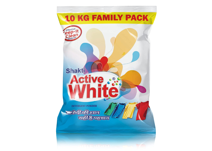 Active White Detergent Powder 10 KG At Just Rs.379