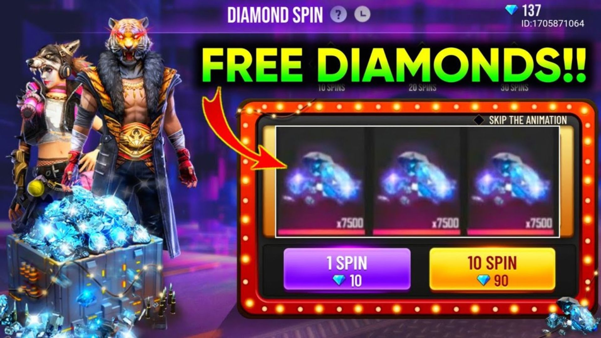 How to Hack Free Fire Diamond Supply? 100% Working (2024)