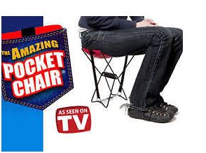 Buy Amazing Pocket Chair Stool Foldable Chair For Outing At