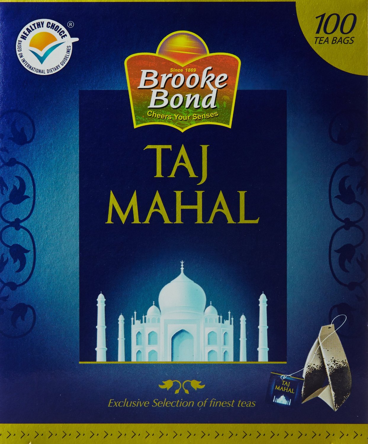 Brooke Bond, Taj Mahal Leaf Tea, 100 Tea Bags At FreeKaaMaal.com Free ...