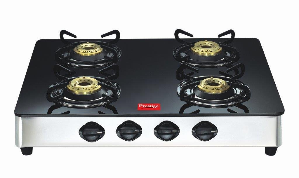 prestige marvel glass 4 burner gas stove