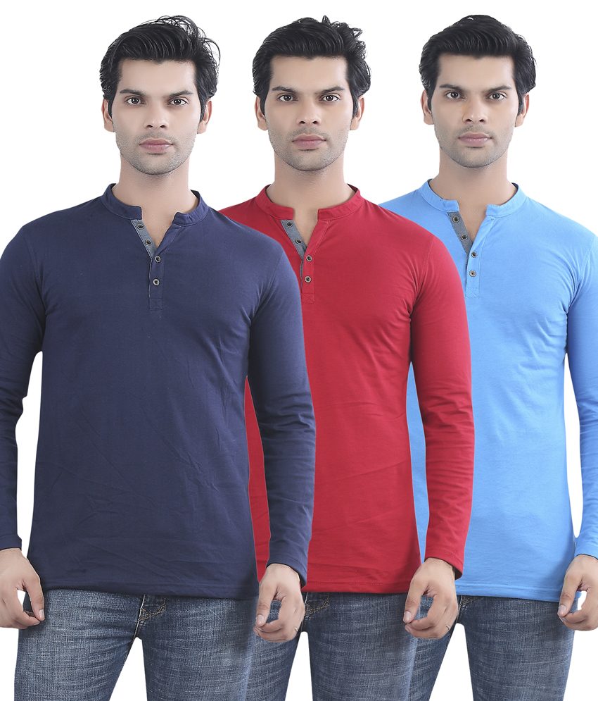 Maniac Multicolour Cotton T-shirt - Pack Of 3 at FLAT 70%OFF + Free Shipping Maniac Multicolour Cotton T-shirt - Pack Of 3 at FLAT 70%OFF + Free Shipping discount offer