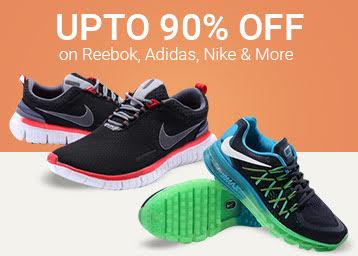 90 off on reebok shoes