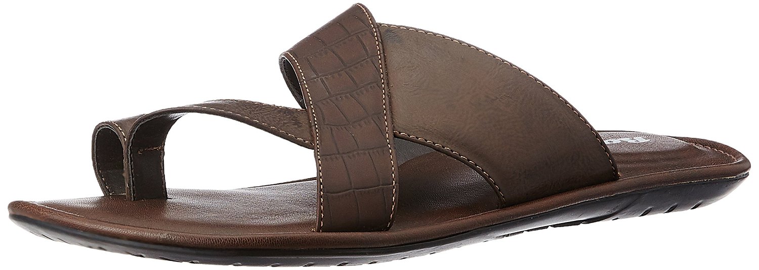 Buy Men's Krypton Action Brown Hawaii Thong Sandals Online at  desertcartINDIA