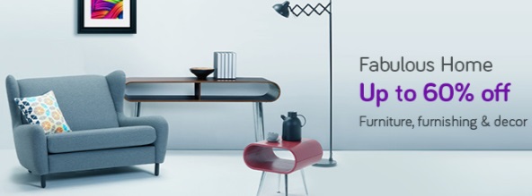 Get Upto 60%off on Home Furniture, Furnishing & Decore Get Upto 60%off on Home Furniture, Furnishing & Decore discount offer