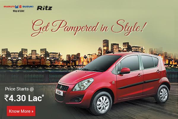 Get Maruti Suzuki Ritz On Road Price, Get Pampered in Style {17.16 - 23.2 kmpl} Get Maruti Suzuki Ritz On Road Price, Get Pampered in Style {17.16 - 23.2 kmpl} discount offer