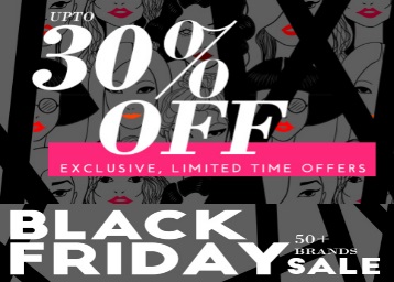 Nykaa Black Friday Special : 50+ Brands at Upto 30%Off Nykaa Black Friday Special : 50+ Brands at Upto 30%Off discount offer