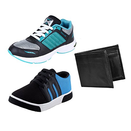 Earton COMBO Pack Canvas Sports Shoe & Casual Shoe with Wallet at FLAT 80%OFF Earton COMBO Pack Canvas Sports Shoe & Casual Shoe with Wallet at FLAT 80%OFF discount offer