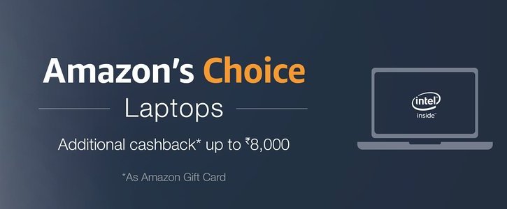 Get Additional cashback Upto 8000/- on Select laptops Get Additional cashback Upto 8000/- on Select laptops discount offer