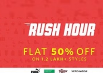 Clothing, Footwear & Accessories 50%off or more + 15%Cashback on Rs. 999 Clothing, Footwear & Accessories 50%off or more + 15%Cashback on Rs. 999 discount offer