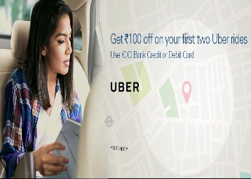 Get Rs. 100 Off on Your First Two Uber Rides Get Rs. 100 Off on Your First Two Uber Rides discount offer