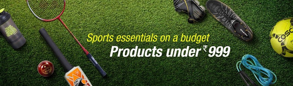 Sports Essentials on a Budget: All products under 999 Sports Essentials on a Budget: All products under 999 discount offer