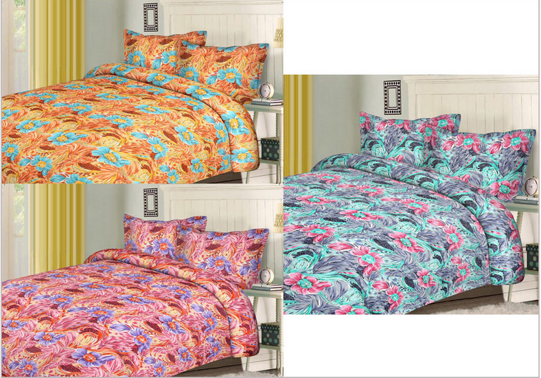 Double Bed Sheet + Combo Of 3 at Just Rs.799