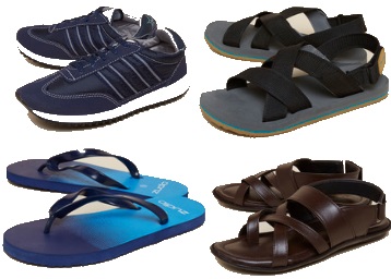 Flip Flops, Shoes, Floaters at More at Up to 80% off, Starts @ 75
