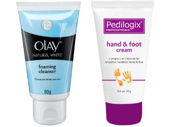 olay natural white foaming cleanser