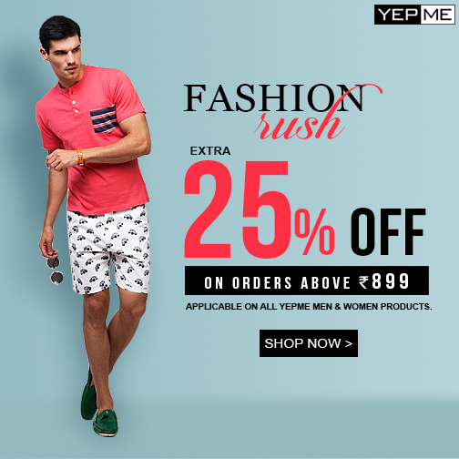 Get upto 50 % off + Extra 25% Off On All lifestyle & Fashion products ...