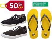 UCB Footwear 50% off From Rs. 189 + FREE SHIPPING