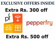 Offers Updated : Flat Rs. 300 - Rs. 500 off on Shopping with FREE Shipping [on Rs. 999]