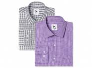 Flat 75% Off - Ex by Excalibur Formal Shirt (Pack Of 2) at Rs. 368