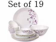 Back Again : Cello Imperial Ornate Pack of 19 Dinner Set at Just Rs.1199