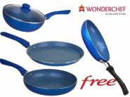 Now IN Stock: Wonderchef Non-Stick Velvet Cookware Set at Rs. 1395