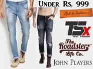 Under Rs. 999:- Top Brand Jeans, starts at Rs. 569 + Flipkart Assured