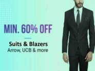 Suits & Blazers Top Brands [MarQ, Louis Philippe, ARROW] at Min. 60% OFF