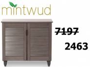 [ All Coupons Inside ] Mintwud Jurou Two Door Shoe Cabinet at Rs. 2463 