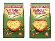 Back In Stock - Saffola Masala Oats Veggie Twist, 400g at Just Rs. 55 