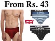 New Account : Get Levis Briefs From Rs. 43 + Extra Shipping Charge