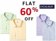 [Pack of 2]:- EX by Excalibur Plain Formal Shirt Combo at Rs. 325