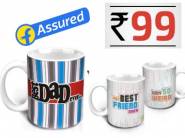 Flat 80% Off On Hot Coffee Mugs at just Rs.99 + Flipkart Assured