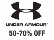 Premium Deal- Under Armour Range at 50% - 70% off + Free Shipping