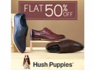 Steal:- Flat 50% Off on Hush Puppies + Extra Rs. 600 Cashback*