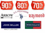 UCB, Raymond, Pepe Jeans & More at Min. 75% off + UPI Offers & Free Shipping