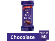 [80% Cliamed] Cadbury Dairy Milk Chocolate, 12g (Pack of 50)