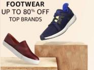 Steal:- Top Footwears Brand Up to 80% Off + Rs. 1000 Cashback