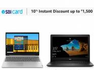 Dell, HP, Lenovo Laptops at Up To 50% + Extra 10% Via SBI Cards & More !!