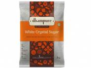 Dhampure White Crystal Sugar, 5kg at Rs. 199 [ Max. 8 Units ]