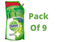 Most Essential: Dettol Liquid Hand Wash 185 ml [ Pack Of 9 ] At Rs. 28 Each