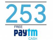 Increased CB - FREE Rs. 253 Paytm Cash [ Confirmed In 15 Days ] 