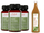 Fight Against Virus - Jiva Giloy Capsule (Pack of 3) + Giloy Tulsi Juice At Rs. 300