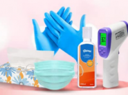 Personal Safety Supplies Starting At Rs. 99 [ Masks, Sanitizers, Gloves, & More ]