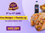 LAST DAY : Order Wraps, Rice, Beverages Worth Rs. 200 At Just Rs. 20 [ Valid 10 Times ]