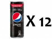 Pepsi Black Can 330ml [ Pack Of 12 ] At Just Rs. 16 Each !! Hurry